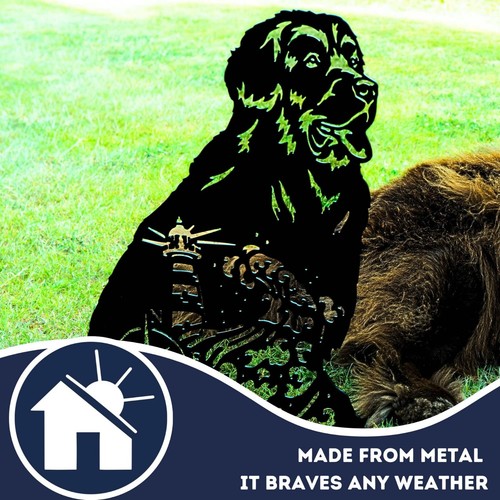 Newfoundland Silhouette Dog Lover Owner Gift Her Him Ornaments Home Decor Statue - 第 5/49 張圖片