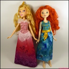 DISNEY PRINCESS Royal Shimmer MERIDA Doll AURORA Dress 11" (Hasbro 2015/2017)