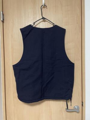Engineered Garments Cover Vest Navy Wool Size M Used From