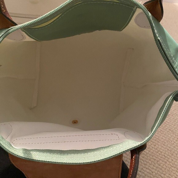 Longchamp - 'Mini Le Pliage' Handbag - Green | eBay