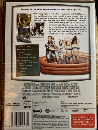 DVD: Old School (uncut) - The Return To The Greatness Of ‘porky’s’, No Control - Picture 2 of 2