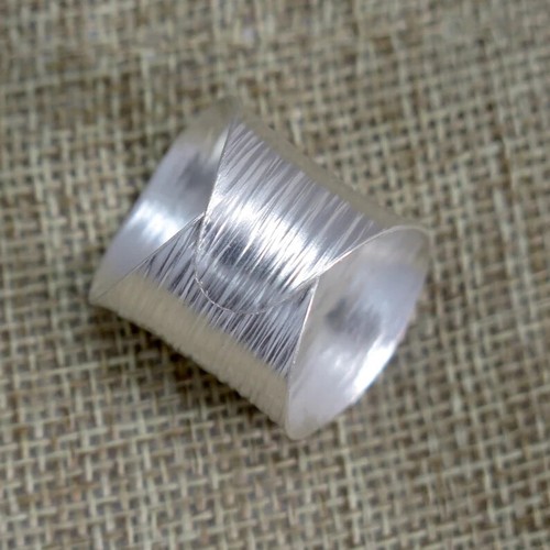 Daumenring 925 Sterling Silber breites Band Statement Handarbeit Ring alle - Bild 4 von 12