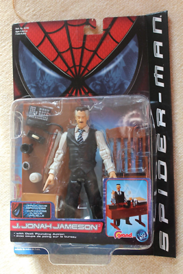 スパイダーマン J・ジョナ・ジェイムソン フィギュア トイビズ ToyBiz Spider-Man: J. Jonah Jameson with Desk Pounding 6 inch