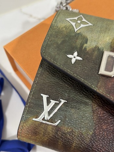 LOUIS VUITTON Masters Pochette Chain Wallet DA VINCI Mona Lisa Jeff Koons NEW - Bild 14 von 17