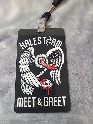 Halestorm Vicious Tour Lanyard Lzzy Hale Rare VIP 2018 - Picture 2 of 7