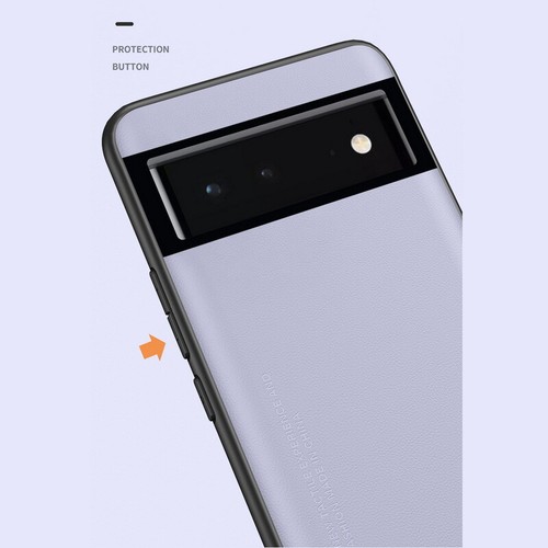 For Google Pixel 9 8 6 Pro Shockproof Plain Leather Slim Hybrid Phone Case Cover - Picture 5 of 20