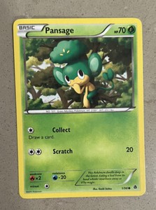 Pansage 1/98 - Emerging Powers - Common - Pokemon Card TCG