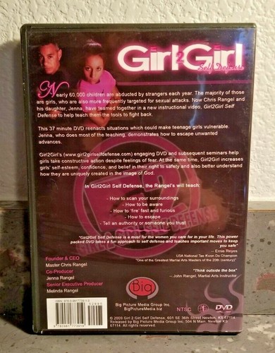 Girl 2 Girl Self Defense (DVD) Chris &Jenna Rangel Personal Autograph LN - Picture 2 of 2