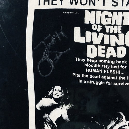 Judith O'Dea Signed Night Of The Living Dead Framed T-shirt - 第 3/9 張圖片