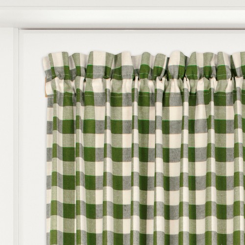 Plaid Country Farmhouse Door Curtain With Tieback - Assorted Colors & Sizes - Picture 60 of 93