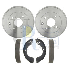 Rear Kit Brake Drums & Brake Shoes For 2007-2011 2012 Sentra Raybestos Brakes