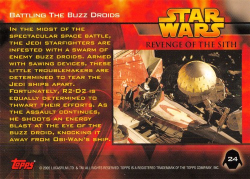 TOPPS 2005 STAR WARS REVENGE OF THE SITH PICK-A-CARD BASE TRADING CARDS #1-90 - Picture 49 of 181