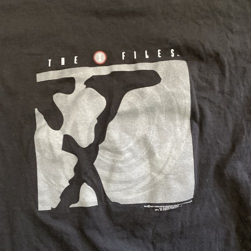 Camiseta De Colección Años 90 The X-Files Logo Stanley Desantis Delantera/Trasera Talla XL De Colección EE. UU. - Imagen 2 de 9