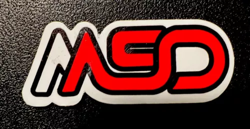 MSD Sticker *Glossy* Free Ship W/Tracking Sizing: 3-1/8”X 1”inch. Self Adhesive