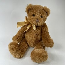 GUND 11 Lotsa Love 45861 Brown Teddy Bear Plush With Bow - Stuffed Bear Toy