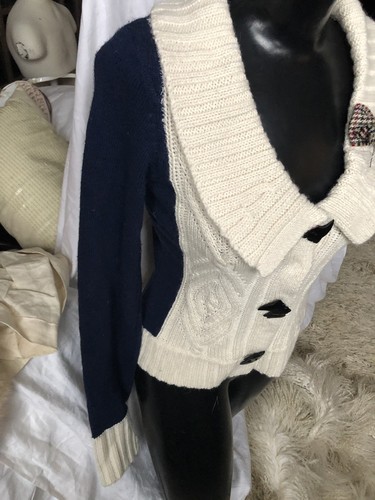 ¡Cárdigan Anthropologie FIELD FLOWER Talla XS Scottie Terrier Perro Botones!!¡! - Imagen 3 de 12