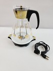 Pyrex Electric Server Warmer Hot Plate & Compass Glass Coffee Carafe 10 cup Vtg