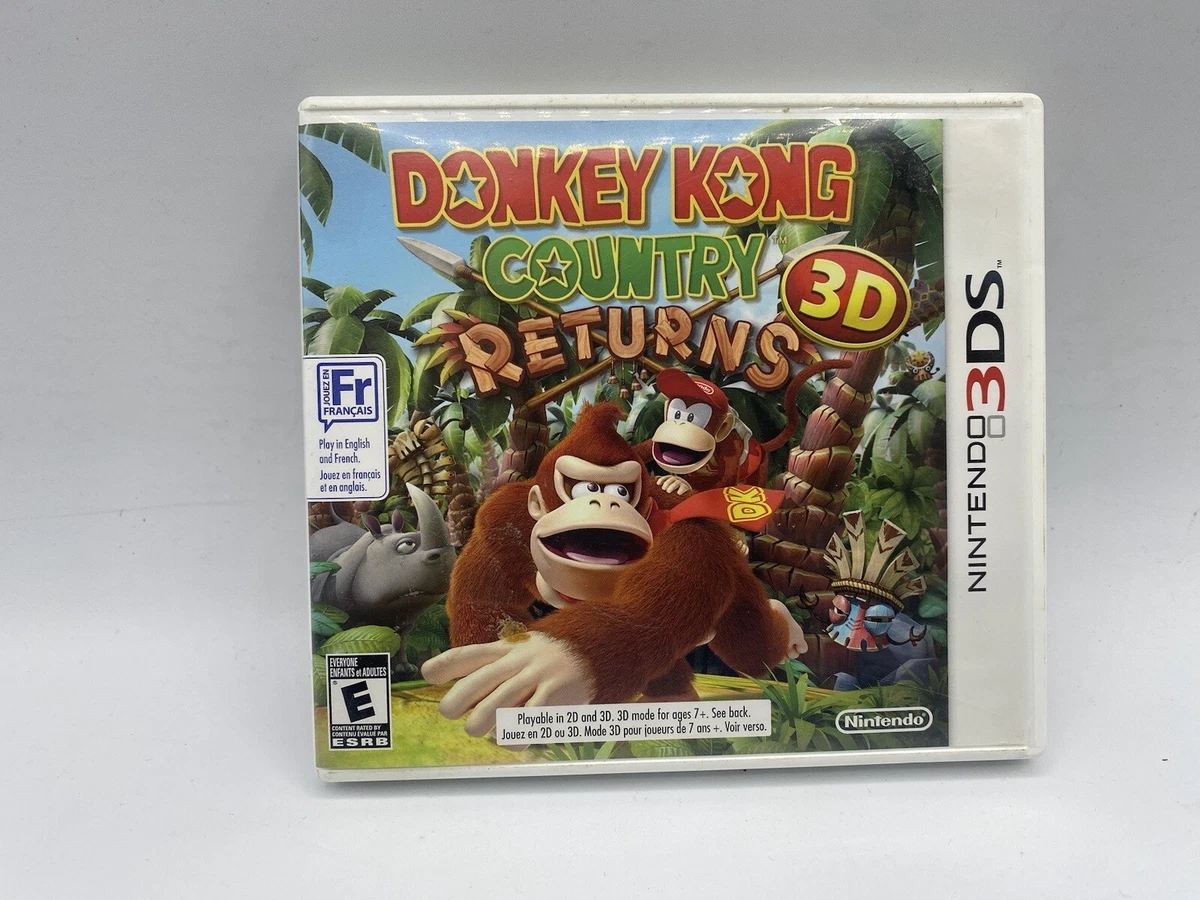 Donkey Kong Country Returns 3D NINTENDO 3DS Tested And Works eBay