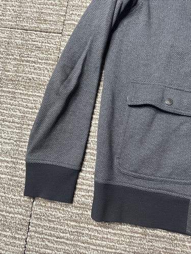 Linksoul Full Zip Mock Neck Shirt Jacket Charcoal Mammoth Dunes Mens Size Large - Picture 4 of 14