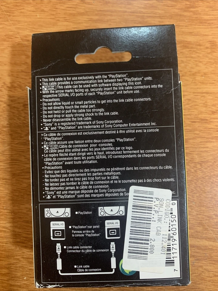 Original Sony Playstation Link Cable Connection - Imagen 2 de 4