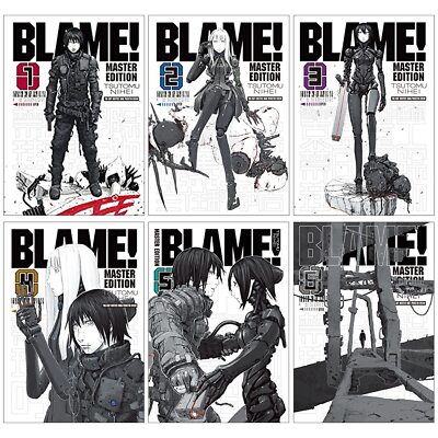 BLAME! Manga Vol 1-6 Complete Master Edition 6-book Set by Tsutomu 