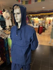 Hemp Hoodie Long Sleeve Sweatshirt hoody Size Small to 3x Fits True US Size New