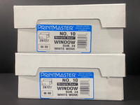 #10 24# White Self Seal Flip & Seal Window Envelopes - Various Quantities 3