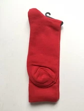 Bright Red Men’s Long Dress Socks 