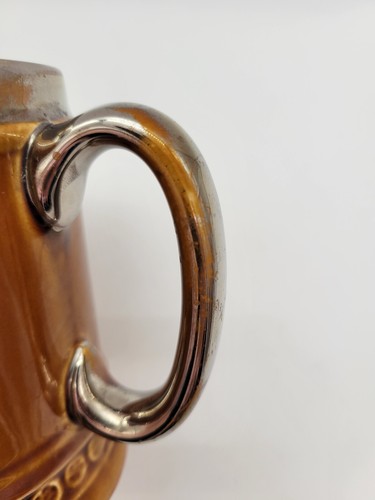 Vintage Lord Nelson Pottery Mountain Rock Climber Amber Mug Cup Stein Tankard - Picture 6 of 10