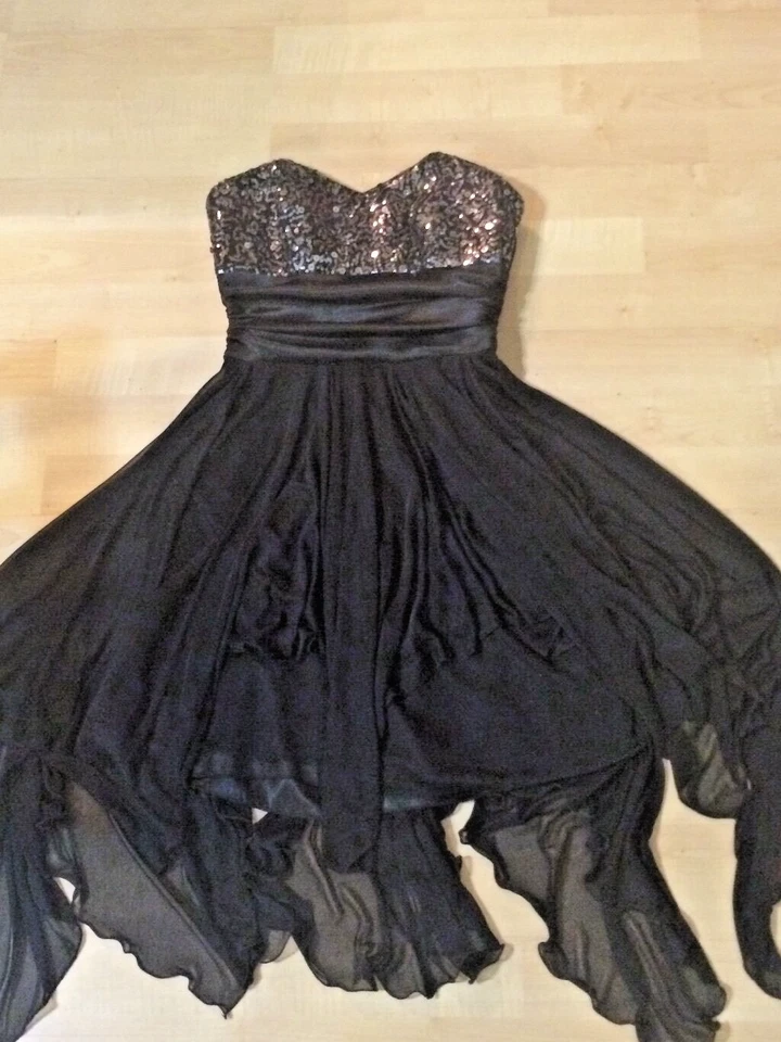 VESTIDO DE B.DARLIN NEGRO TALLA 3-4, PRECIOSO Foto 2 de 4