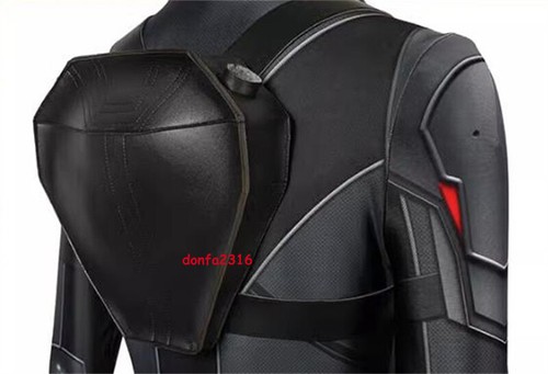 Black Widow Natasha Romanoff Cosplay Costume Jumpsuit Full Set Outfit Halloween - Picture 9 of 10