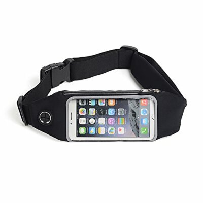 JSVER Lycra Running Belt Waist Pack for iPhone 6, 6s, 6 plus, Samsung Galaxy