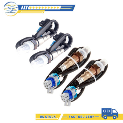4pcs O2 Oxygen Sensor 2 Upstream & 2 Downstream for 2004-2005 Pontiac Bonneville