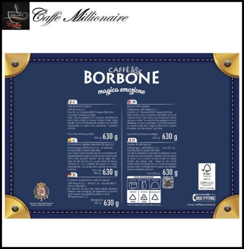 90 Coffee Capsules Borbone Miscela Oro Compatible With Dolce Gusto Nescafe - Picture 5 of 22