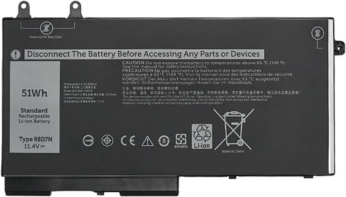 Laptop Akku für Dell Latitude 5400 5401 5410 5411 Type 11.4V 51Wh R8D7N W8GMW - Bild 11 von 14