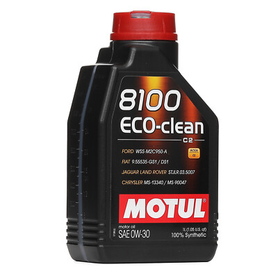 Mf6427 - 1L Engine Oil Motul 8100 Eco-Clean 0W30 100% Synthetic ACEA C2 API SN