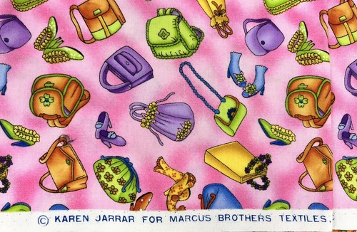 Mixed Lot of 3 Pieces Colorful Shoes Print Fabric Sewing-3 Yards - Picture 3 of 7