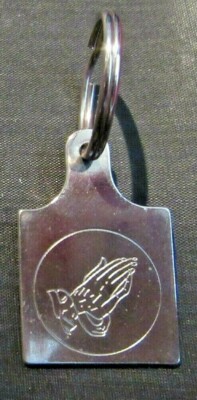 Alcoholics Anonymous AA KeyChain Serenity Prayer Chip Key Ring Sober ...