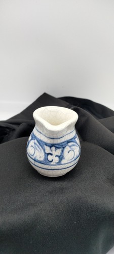 Dedham Pottery The Potting Shed Bunny Pitcher Creamer 2” Vintage Miniature 1991 - Picture 5 of 7