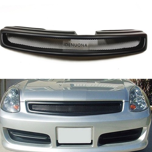 Pour Infiniti G35 2003-2004 berline Skyline V35 pare-chocs avant grille fibre de verre - Photo 1/9