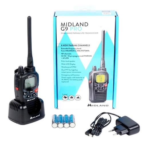TALKIE WALKIE G9 PRO 30 KM + CHARGEUR + MICRO CASQUE, ROBUSTE WATERPROOF EXPORT - Zdjęcie 3 z 4
