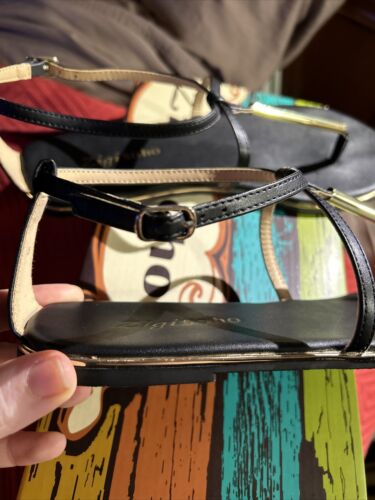 Zigi Soho Womens Janette Split Toe Casual Ankle Strap Sandals Black 7.5 M - Picture 20 of 24