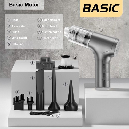 Rechargeable Cyclone Filter Handheld -120W 220V Mini Wash Car Use Vacuum Cleaner - Picture 8 of 14