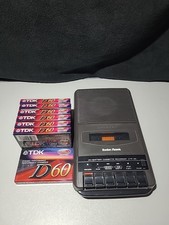 Radio Shack CTR-66 AC/Battery Cassette Recorder Player. Pre-owned W/7 D60 TDK