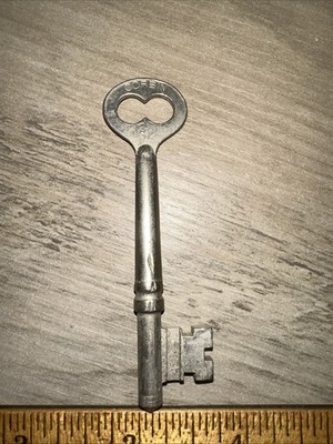 Antique Corbin Skeleton Key #S2 Solid Barrel Key