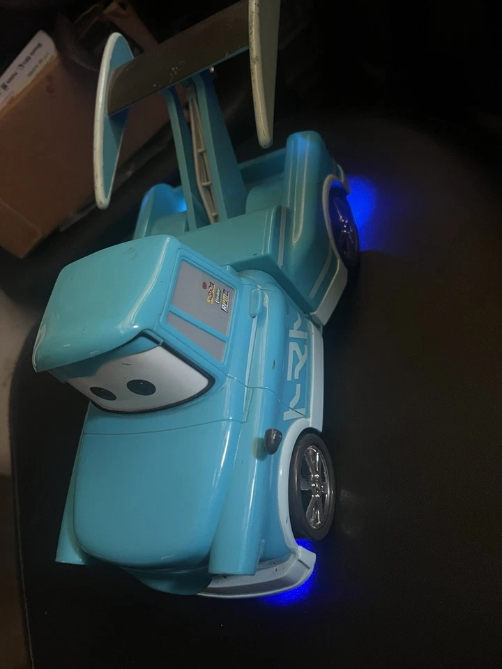 Disney Pixar Cars Tokyo Drift Mater Blue RC Rare With Remote Please Read As Is ! - Image 4 of 4