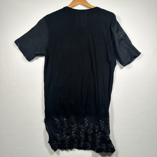 Heritage by America langes schwarzes Kleid / Hemd distressed Gr. XL - Bild 6 von 11