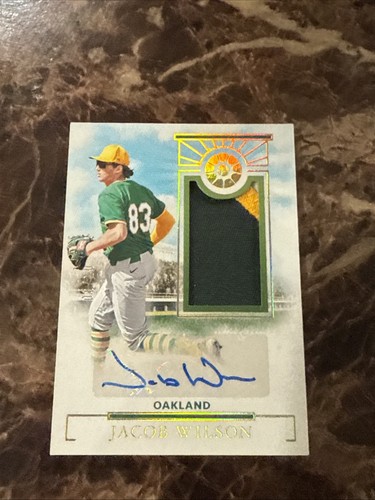 Jacob Wilson 2024 Boys Of Summer Patch Auto Autogramm #8/10