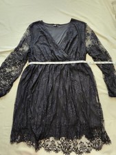 Shein Black Lace Party Dress Size 3XL 
