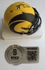 Aaron Donald Signed Auto Los Angeles Rams Rave Mini Football Helmet BAS Beckett